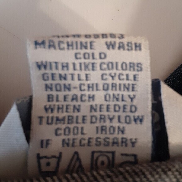 City Blues by Koret Sz M Denim Blazer w/Pink Floral Embroidery and Faux Pockets - Picture 7 of 10